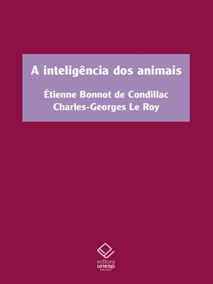 cover image of A inteligência dos animais